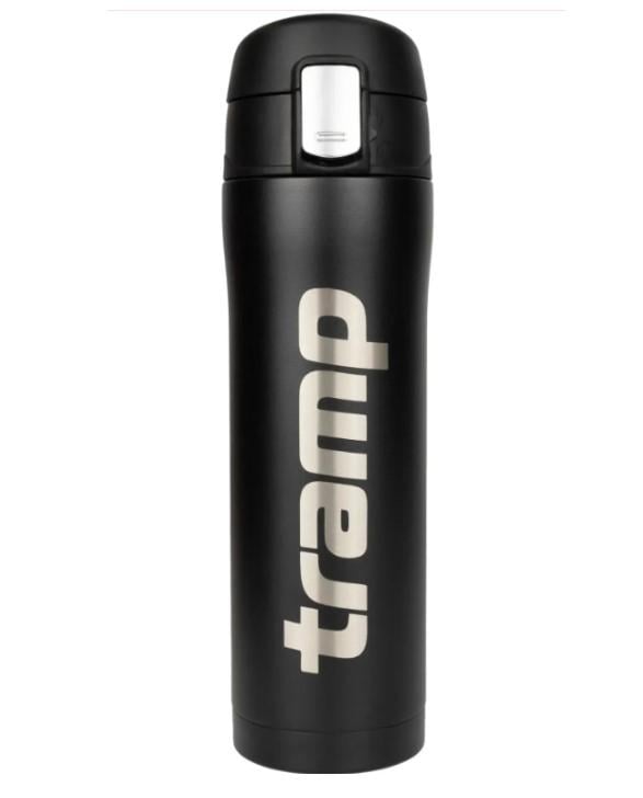 Термос Tramp 0.45л UTRC-107-blue питьевый голубой матовый matt black