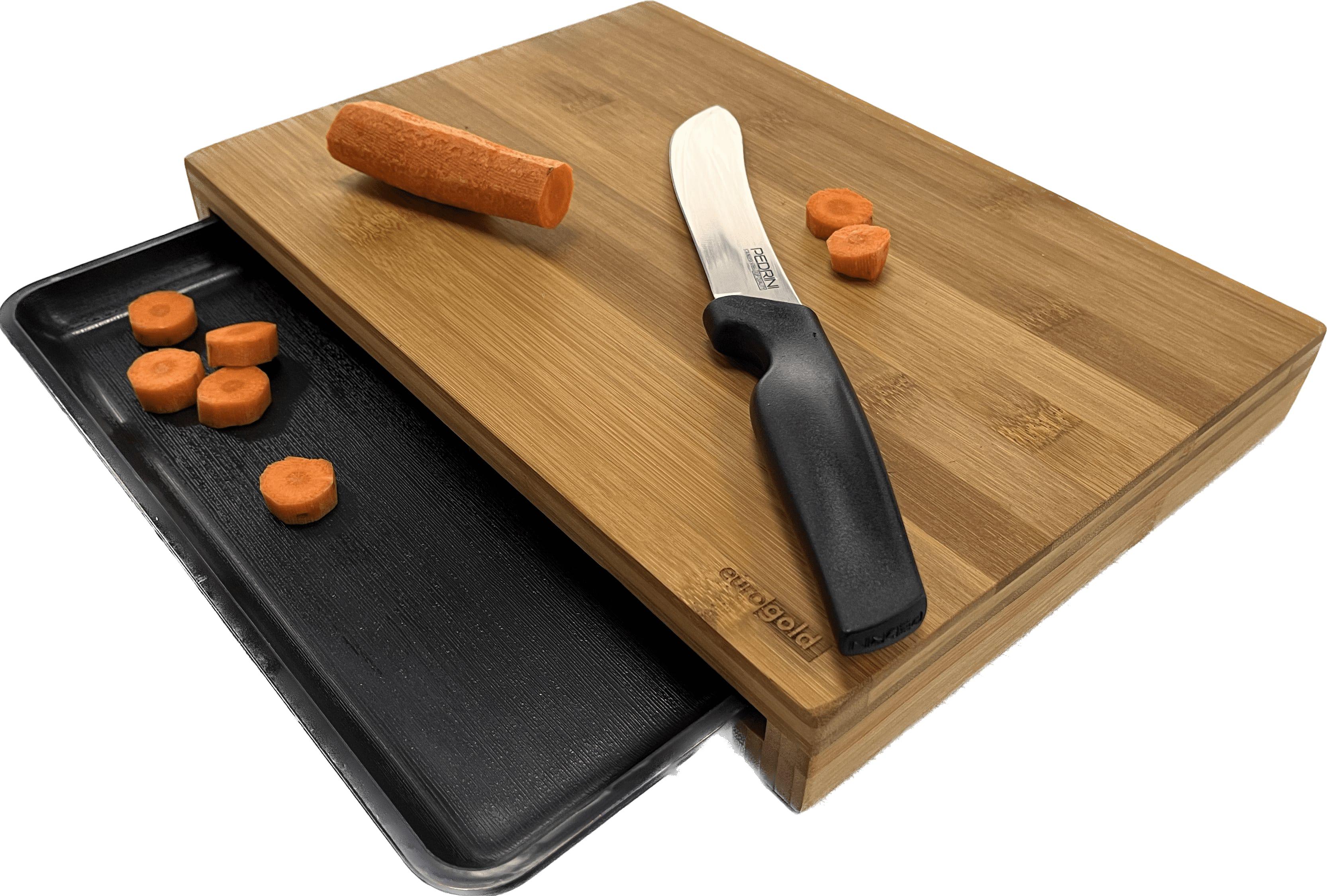 Доска для нарезки Eurogold бамбуковая с лотком 35х23 см (7108200027) - фото 2 Доска для нарезки Eurogold бамбуковая с лотком 35х23 см (7108200027) - фото 2