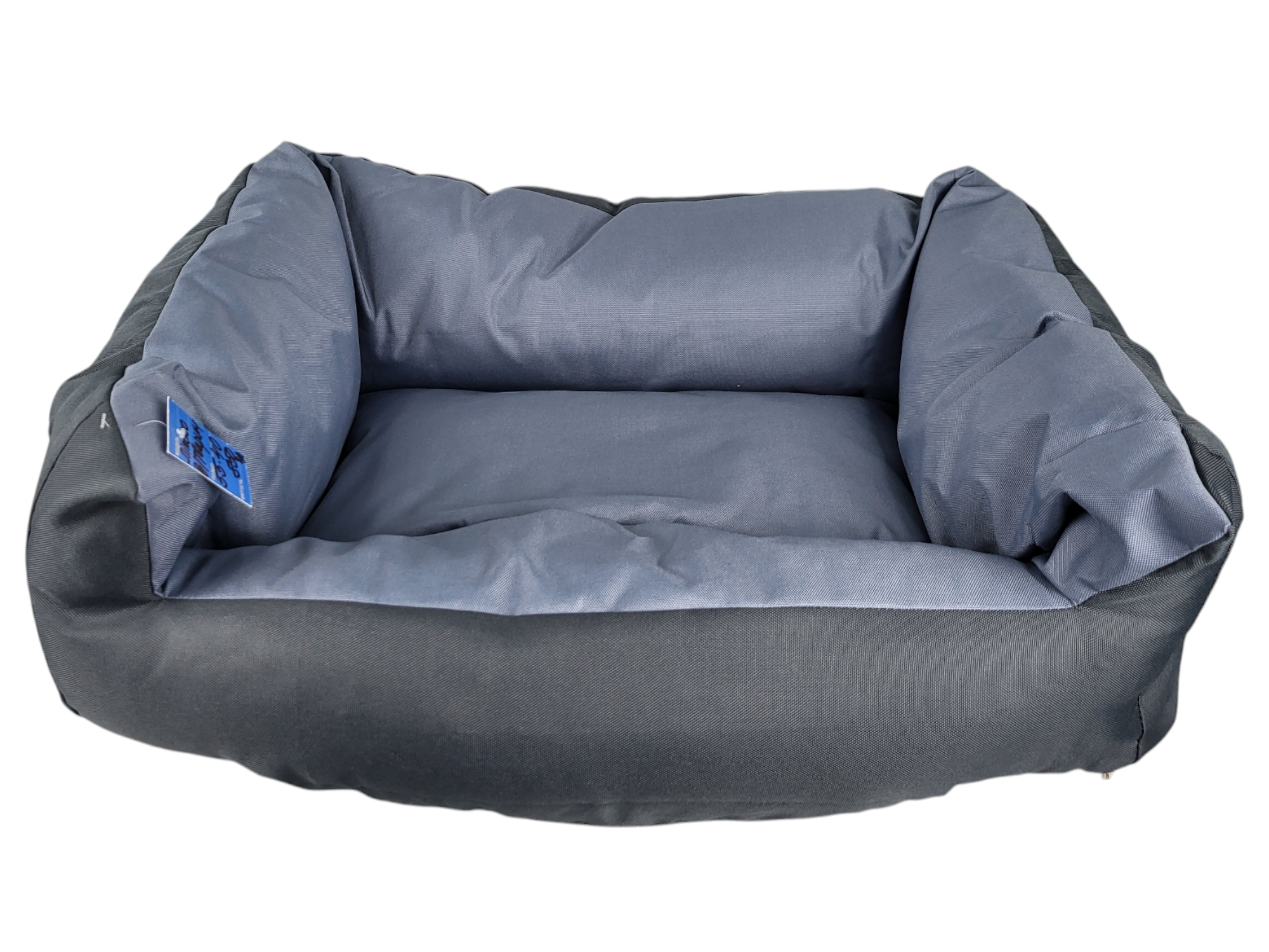 Лежанка для кошек и собак двусторонняя 55х40 см Серо-синий (1471) - фото 1 Лежанка для кошек и собак двусторонняя 55х40 см Серо-синий (1471) - фото 1