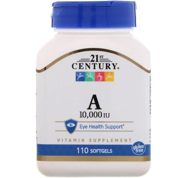 Витамин A 21st Century Vitamin A 10,000 IU 110 Softgels