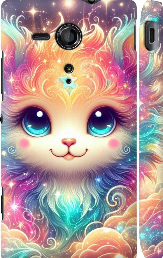 Чехол на Sony Xperia SP M35H Сказочный котенок (5813m-280-42517) Чехол на Sony Xperia SP M35H Сказочный котенок (5813m-280-42517)