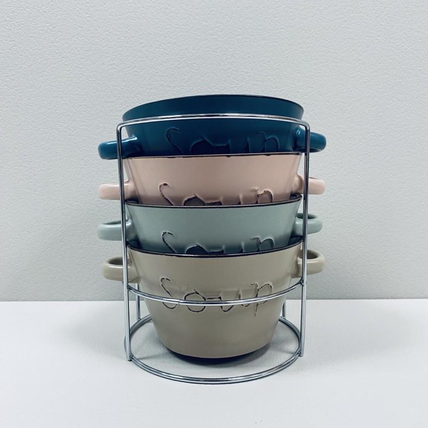 Набір бульйониць на стійні S&T 021-04-20 650 мл 4 шт. (2354463468) - фото 3 Набір бульйониць на стійні S&T 021-04-20 650 мл 4 шт. (2354463468) - фото 3