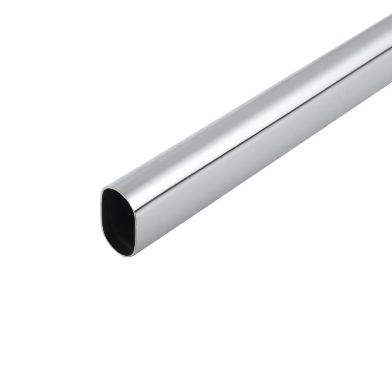 Труба овальна 30х15х1000 мм Хром