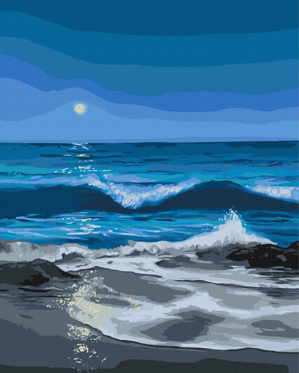 Картины по номерам Brushme "Сиреневый вечер" 40х50 см (BS54468)