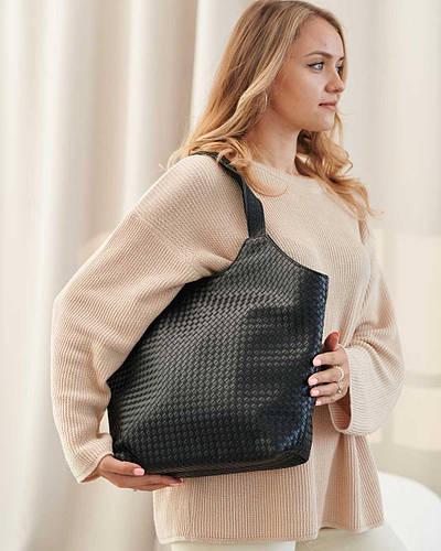 Женская сумка Welassie Тенси на одно отделение из экокожи Черный (2004529652) - фото 1 Женская сумка Welassie Тенси на одно отделение из экокожи Черный (2004529652) - фото 1