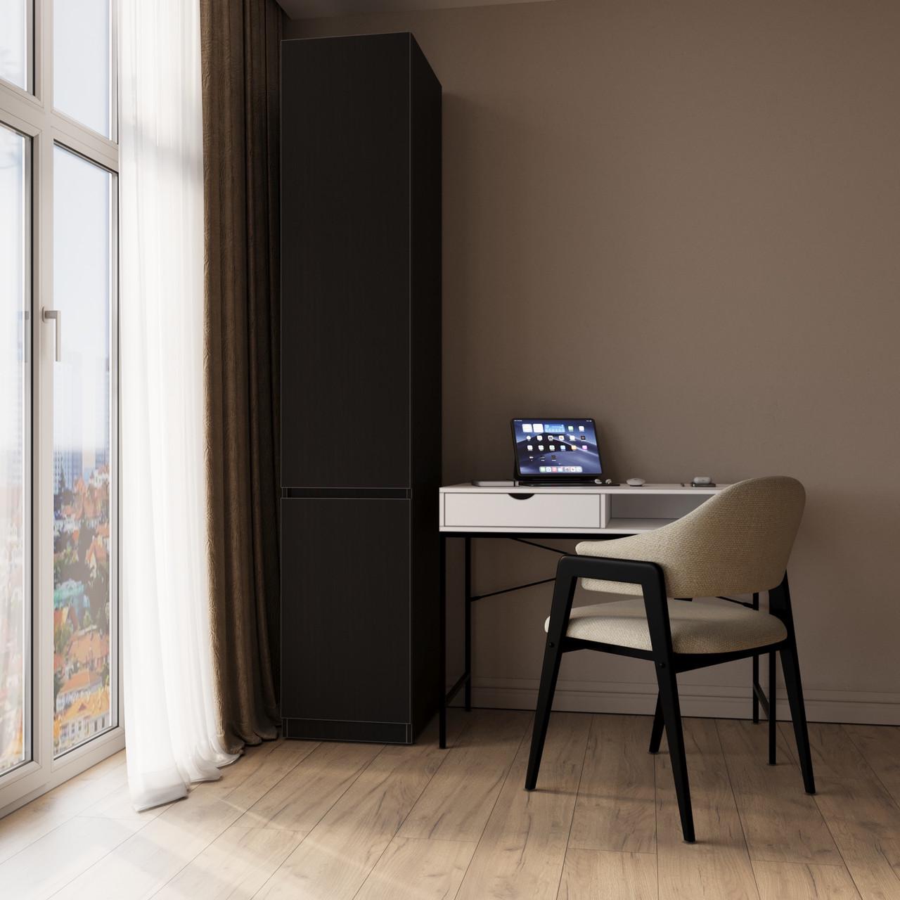 Пенал MEBEX с 4 полочками 40х50х210 см Венге магія (VL4S400VM) - фото 1