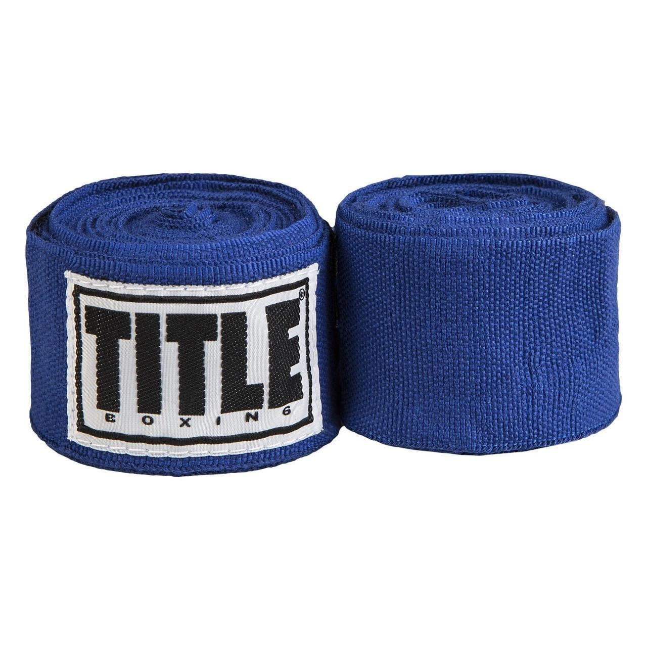 Бинти для боксу TITLE Boxing Select 180" Semi Elastic Mexican Royal 4,5 м (3019820519) Бинти для боксу TITLE Boxing Select 180" Semi Elastic Mexican Royal 4,5 м (3019820519)