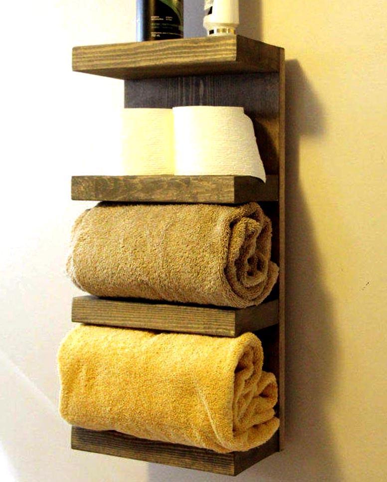 Полка для ванной из дерева Бергиш Мускат (ВНП/001907)