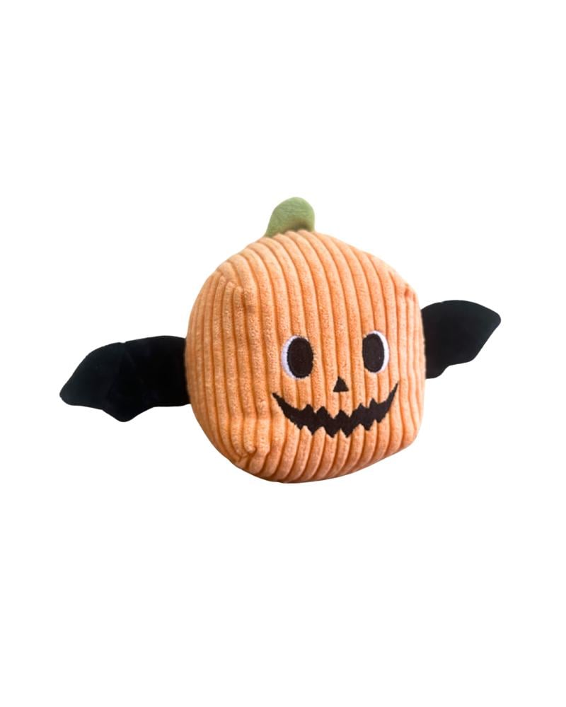 Игрушка тыквенная летучая мышь Trixie Halloween для собак 10 см
