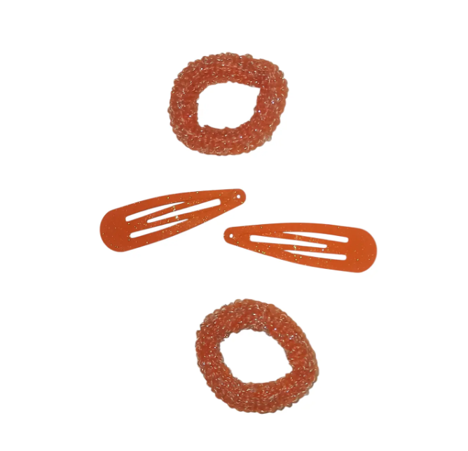 Заколки на Хелловін з резинками One size Помаранчевий (529307) - фото 2