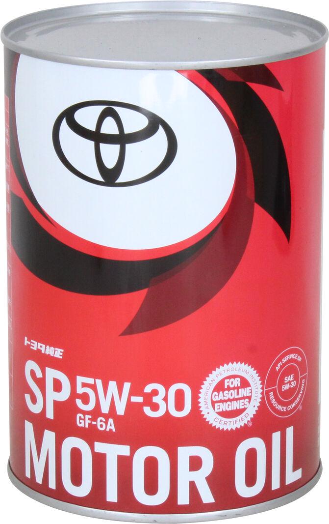 Моторное масло бензин/дизель 5W-30 Toyota Synthetic SP/GF6A 1 л