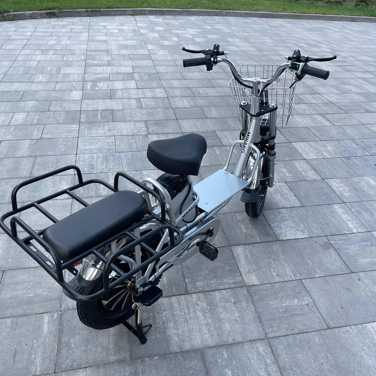 Електровелосипед Minako Monster 16" Chrome з підсиленим багажником (09865543) - фото 10 Електровелосипед Minako Monster 16" Chrome з підсиленим багажником (09865543) - фото 10