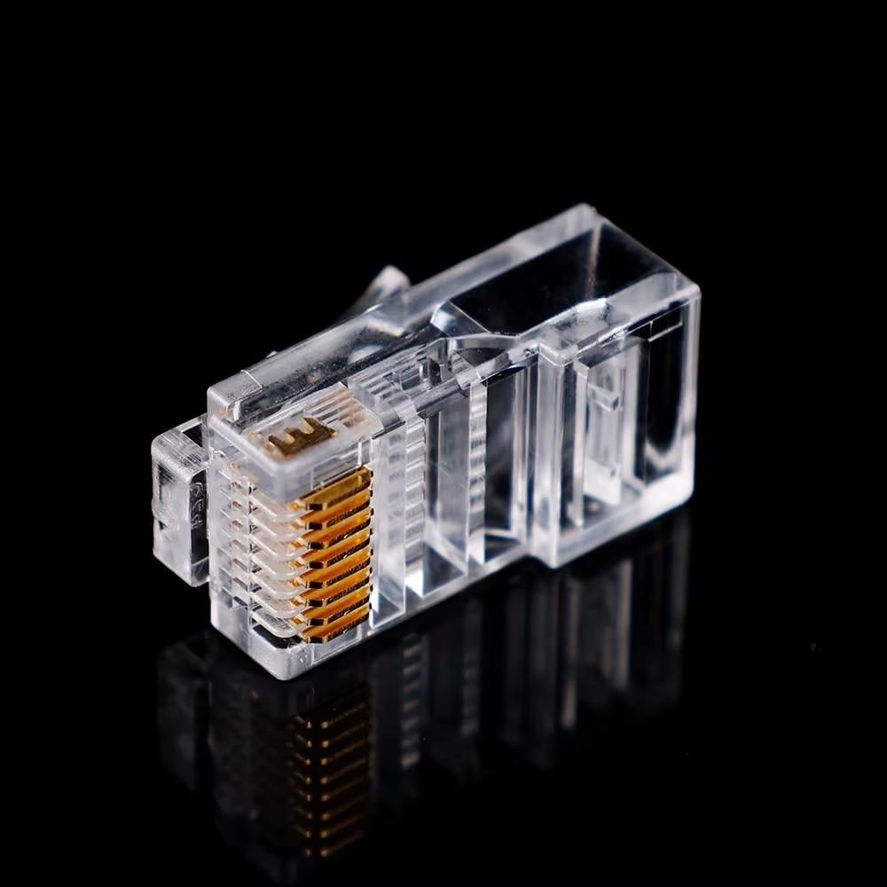 Коннектор проходной RJ-45 многожильный обжимной для крученой и цельной жилы Cat 5e (000000180) - фото 3 Коннектор проходной RJ-45 многожильный обжимной для крученой и цельной жилы Cat 5e (000000180) - фото 3