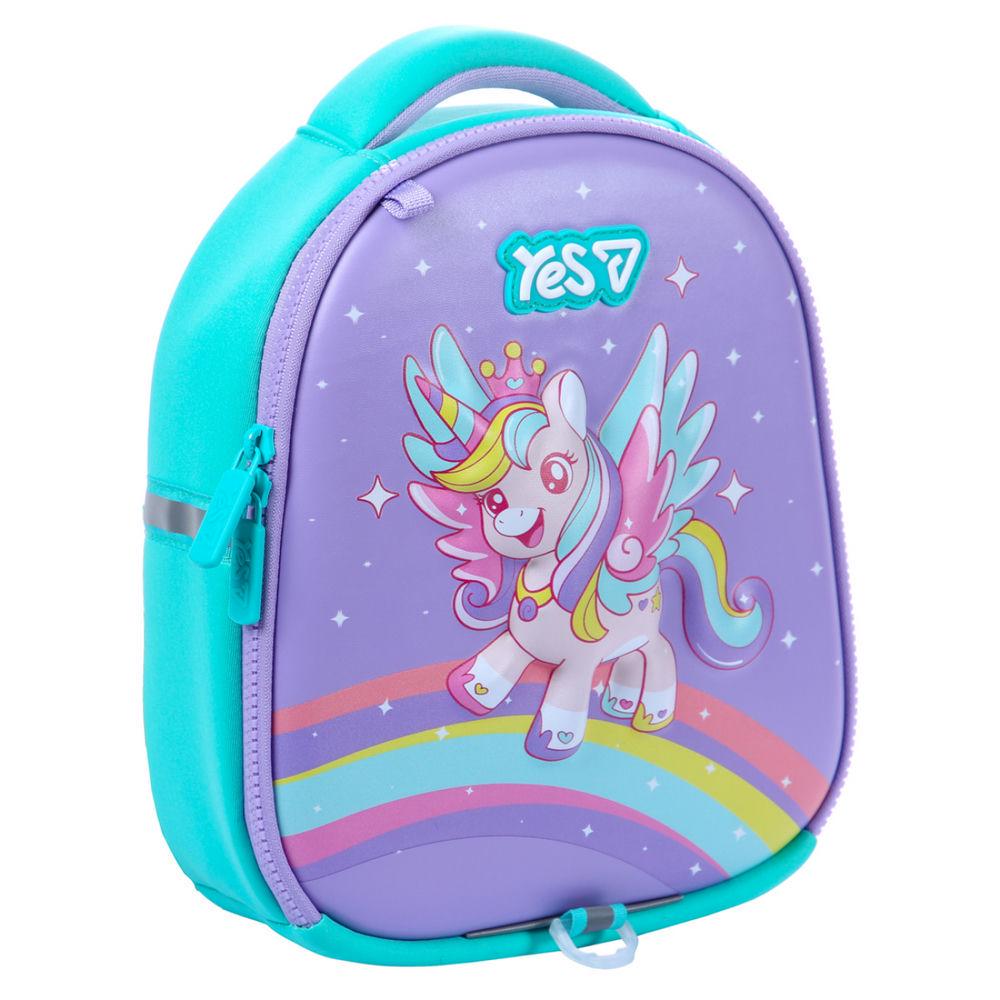 Рюкзак детский YES Happy Unicorn 25x20x9 см 4,5л Фиолетовый (550435)