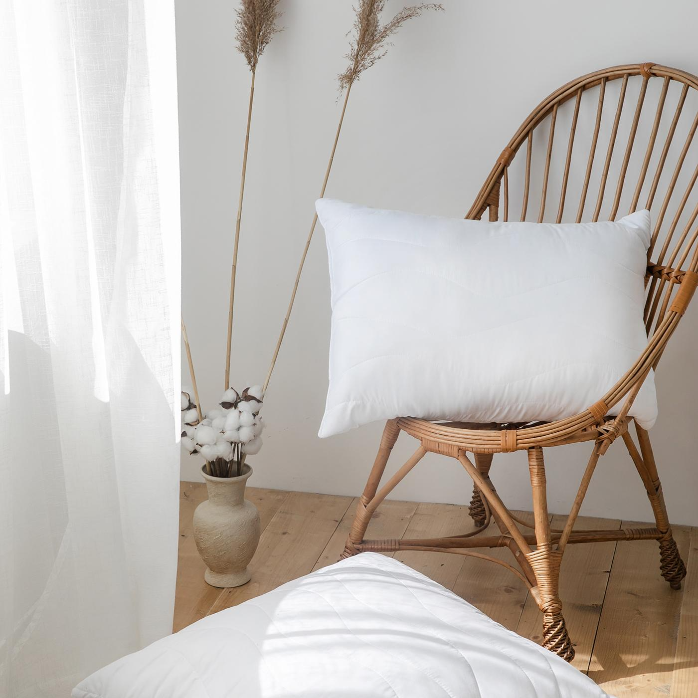 Подушка гипоаллергенная ТЕП дышащая 70х70 см Белый (classic70) - фото 4