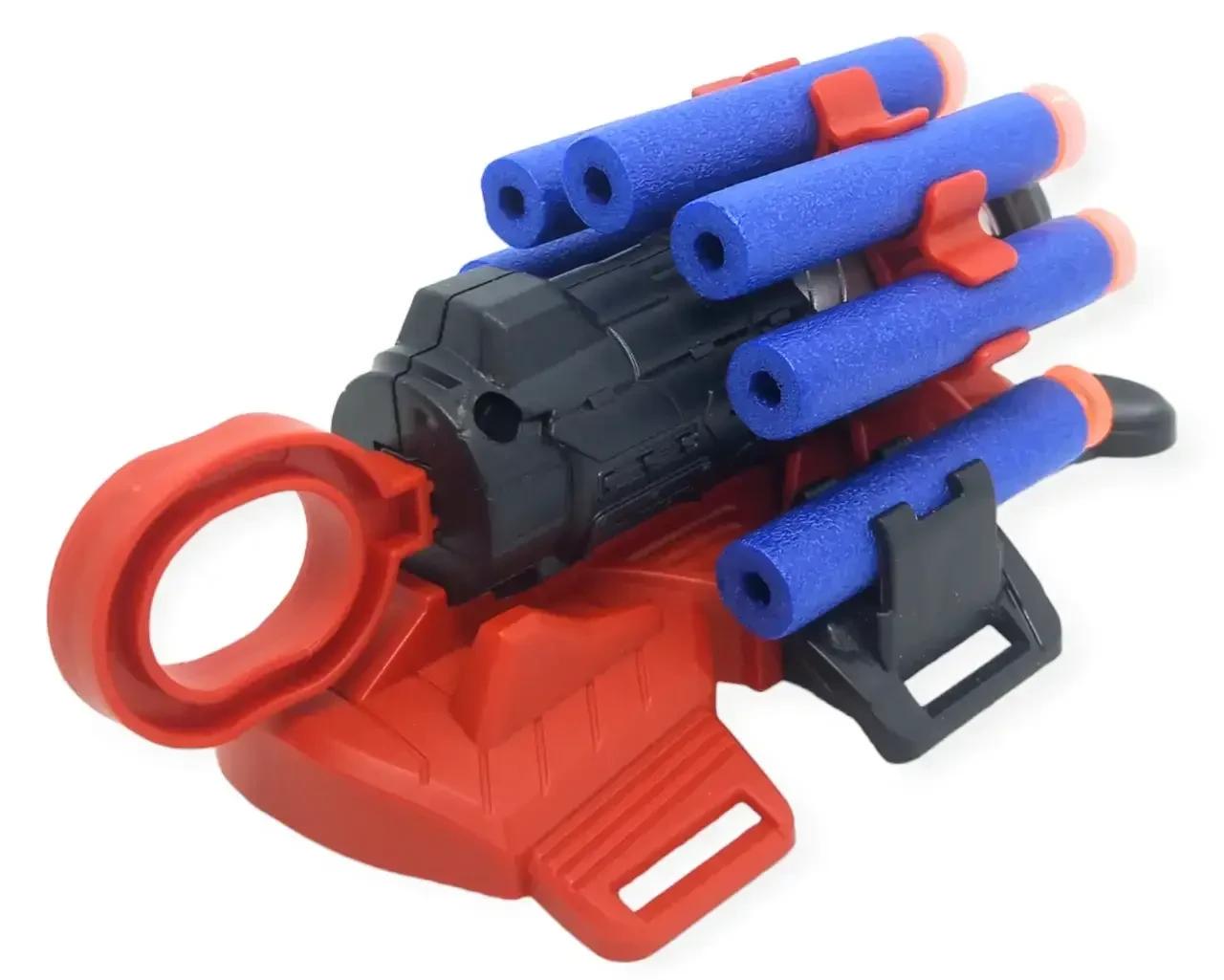 Дитяча іграшкова рукавичка-бластер Spider Man Gloves стріляє м'якими кулями - фото 4 Дитяча іграшкова рукавичка-бластер Spider Man Gloves стріляє м'якими кулями - фото 4