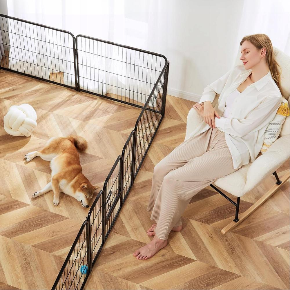 Манеж для собак/котов/кроликов Vendomia металлический 6 панелей 54x60 см (21194) - фото 7