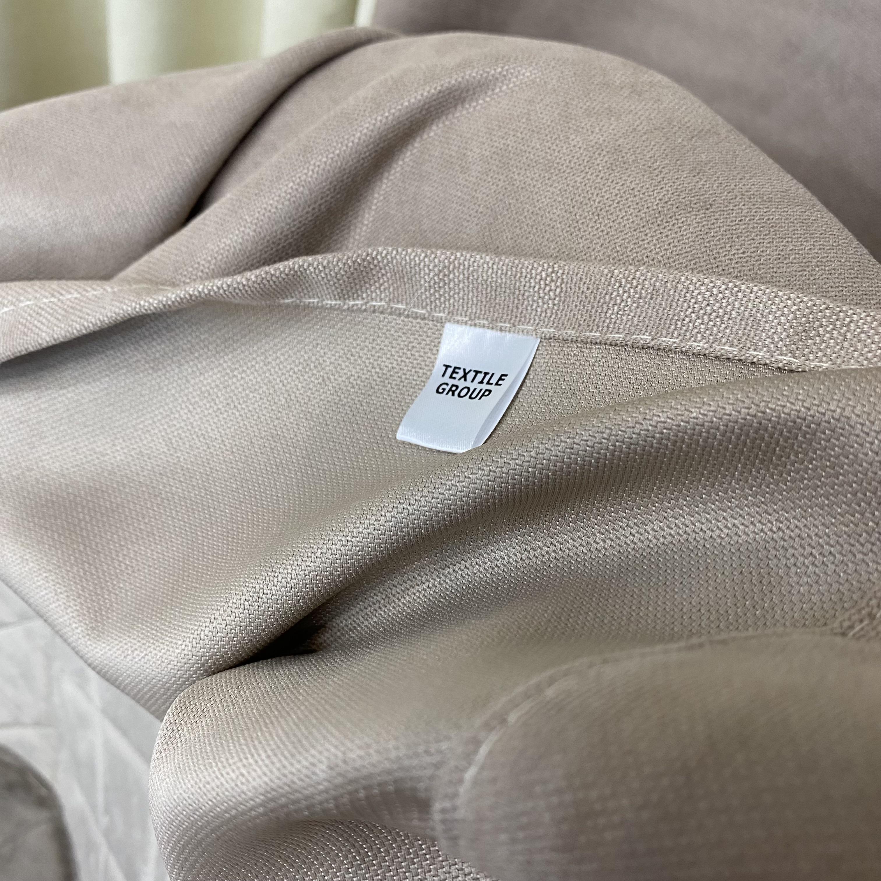 Шторы микровелюр TG Home Дуэт №450 1,50х2,70 м Капучино-кремовый (450-95/250) - фото 7