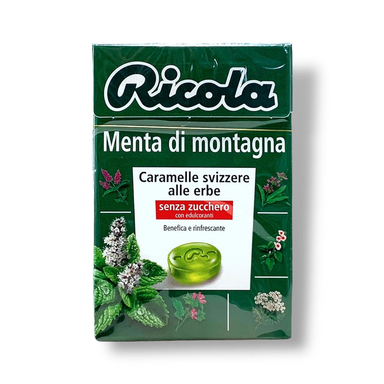 Леденцы швейцарские RICOLA Menta di Montagna Senza Zucher 50 г (1849927005)