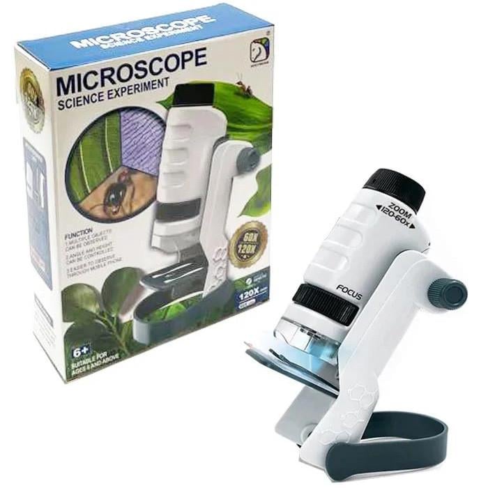 Мікроскоп портативний дитячий з підсвіткою й аксесуарами (2132707381) - фото 4 Мікроскоп портативний дитячий з підсвіткою й аксесуарами (2132707381) - фото 4