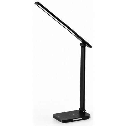 Лампа настільна з бездротовою зарядкою Videx VL-TF17B LED 18W 1800-6500K 500Lm Black (571975) - фото 2