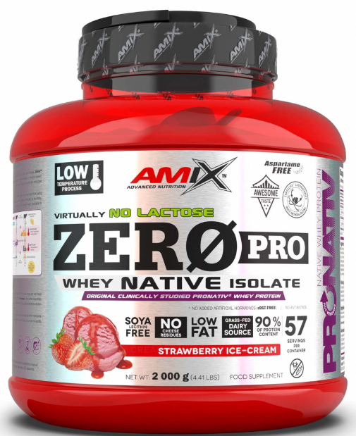 Протеин Amix ZeroPro Protein 2000 g 57 servings Strawberry ice-cream