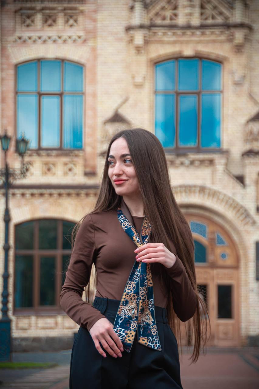 Твіллі дизайнерське My Scarf Леопард (27109712)