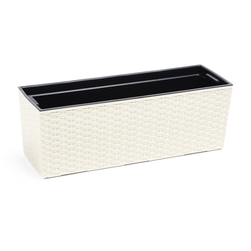 Горщик для квітів Lamela Begonia Rattan 56 см Кремовий (LA625-74)