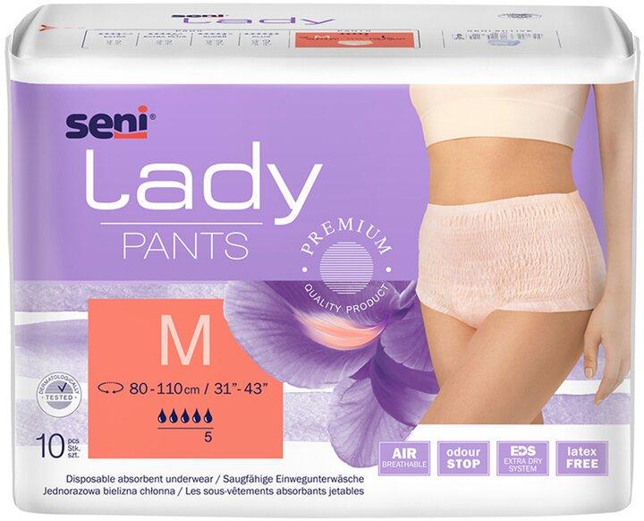 Підгузки труси для дорослих Seni LADY PANTS medium 10 шт. Підгузки труси для дорослих Seni LADY PANTS medium 10 шт.