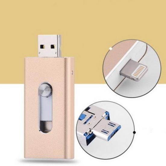 Флешка універсальна Flash USB Device для iPhone, Android, ноутбука 32 GB - фото 8