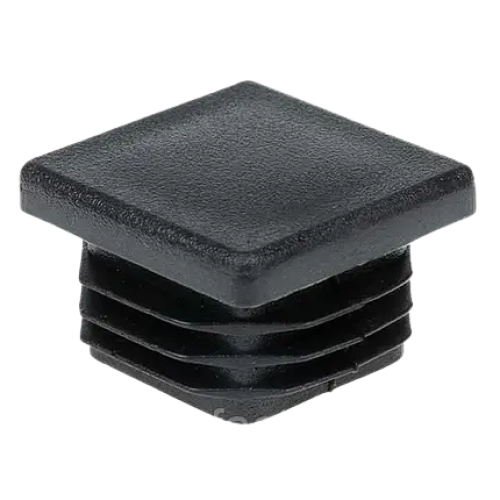 Заглушка квадратная Термопласт 30х30 мм Черный (773201)
