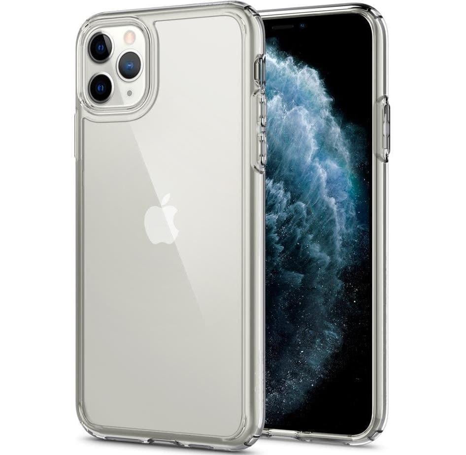 Прозрачный чехол-накладка Spigen Ultra Hybrid Case for iPhone 11 Pro, Clear (077CS27233)