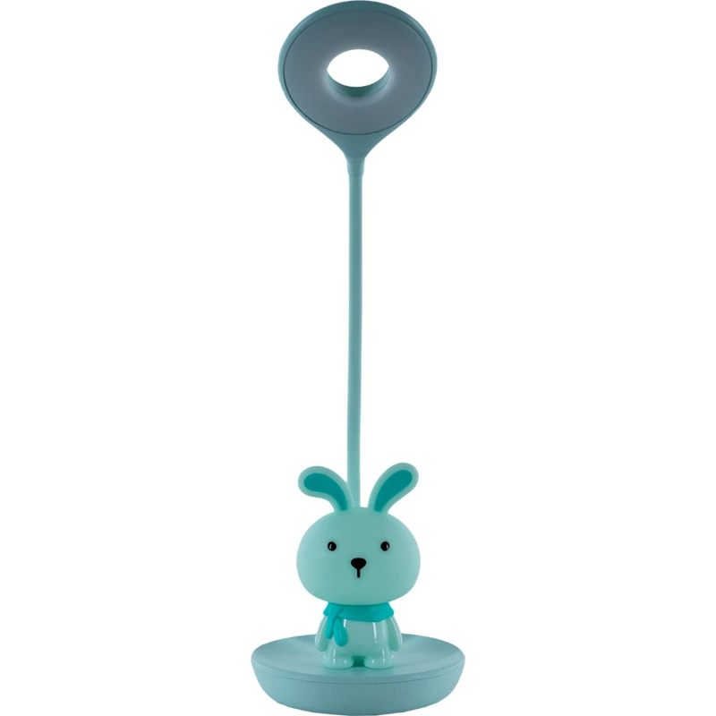 Лампа настольная KITE Bunny LED с аккумулятором Зеленый (K24-492-1-4) Лампа настольная KITE Bunny LED с аккумулятором Зеленый (K24-492-1-4)