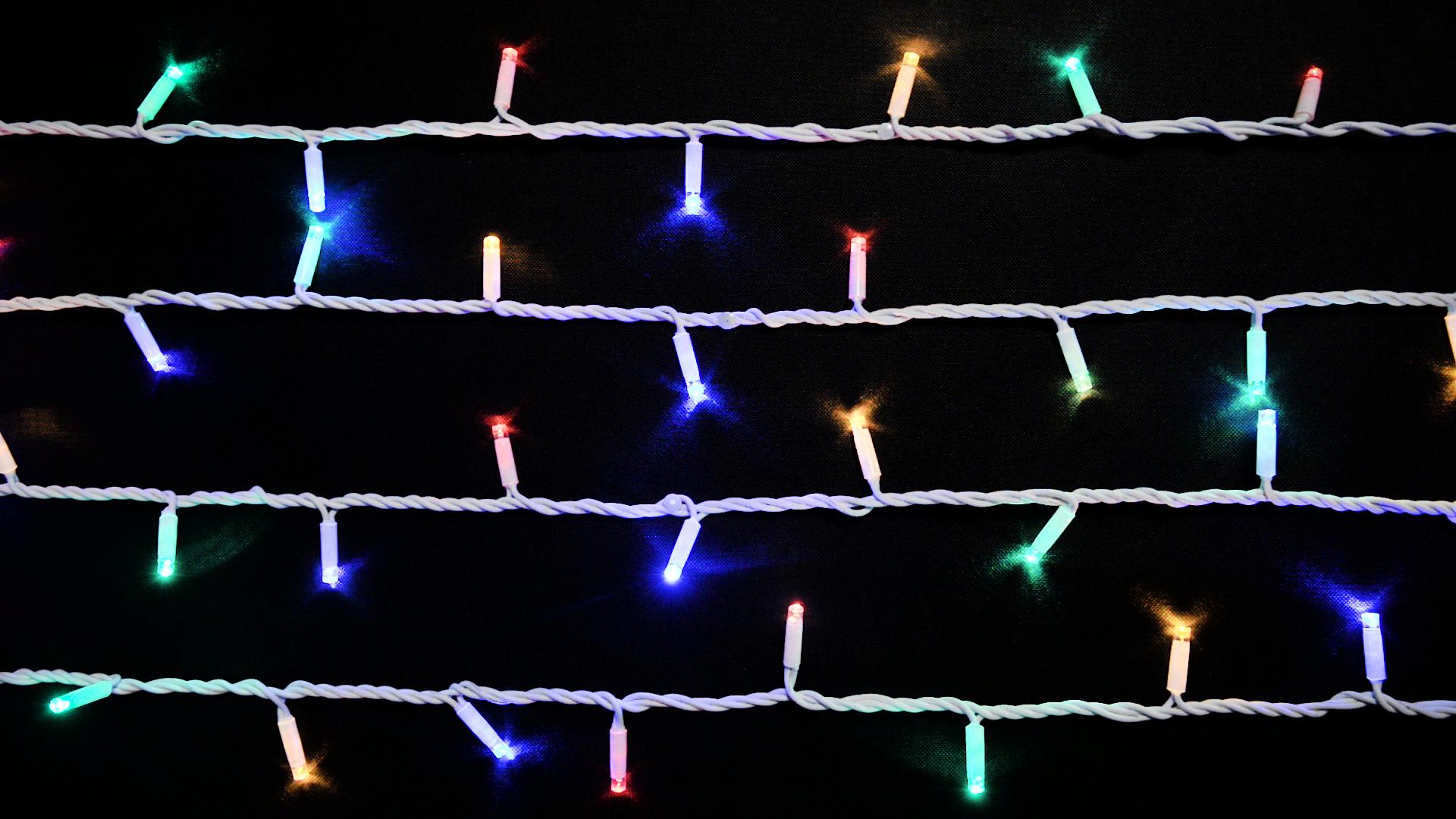 Гірлянда зовнішня Delux String 200 LED IP44 EN нитка 40 flash 2x10 м Різнокольоровий/Білий (90012981) - фото 2 Гірлянда зовнішня Delux String 200 LED IP44 EN нитка 40 flash 2x10 м Різнокольоровий/Білий (90012981) - фото 2