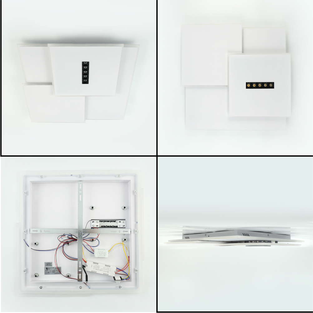 Люстра STERREN 3S с пультом 105W 520х535х55 мм Черно-белый (10435) - фото 5 Люстра STERREN 3S с пультом 105W 520х535х55 мм Черно-белый (10435) - фото 5