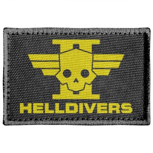 Шеврон прямокутний Helldivers 2 logo (18179391-2-200641)