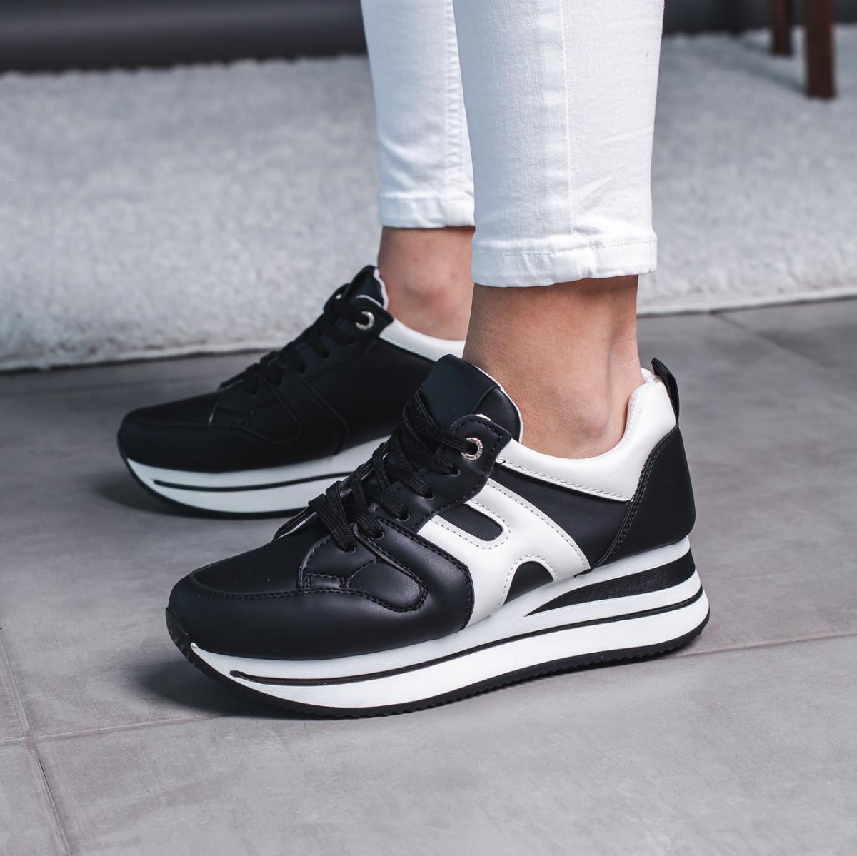 Кроссовки женские Fashion р. 38 24 см Черный (3528)