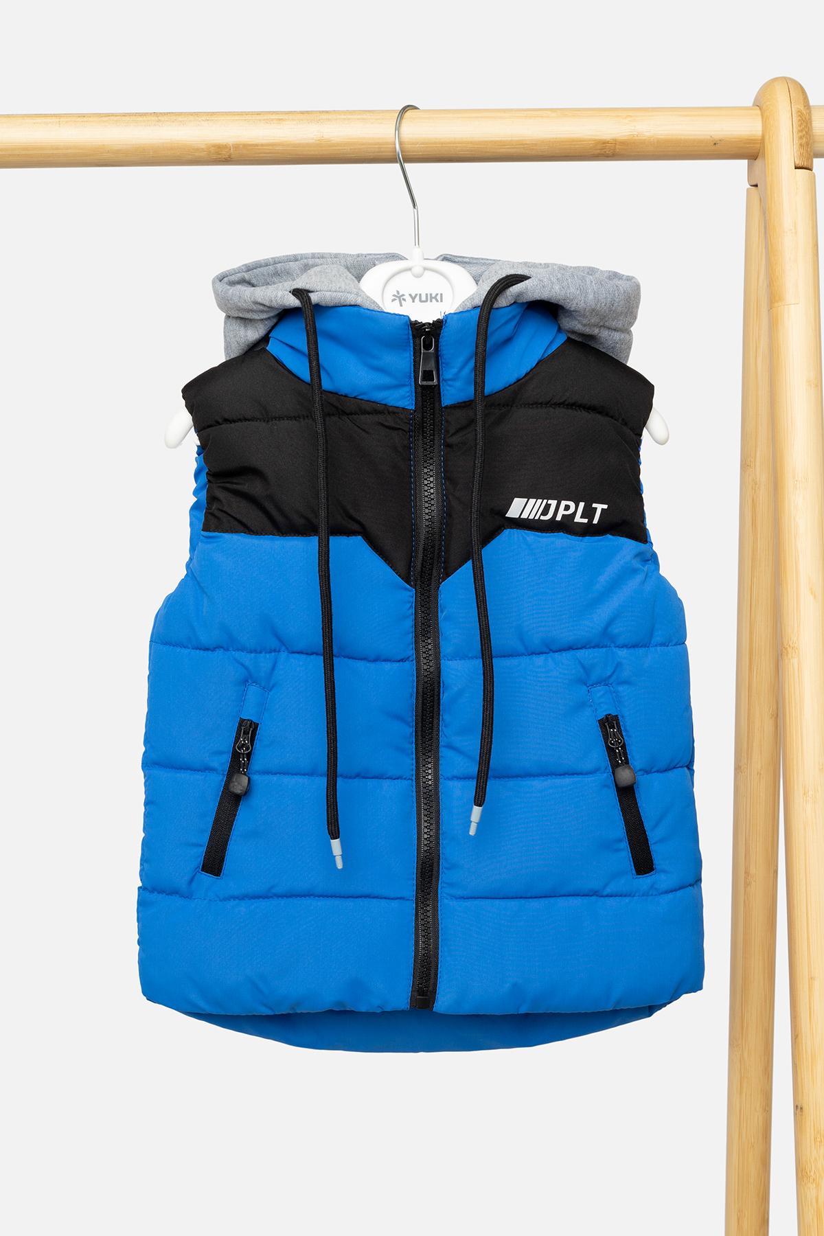 Жилет утепленный для мальчика 98 см Синий (SKT000965702)
