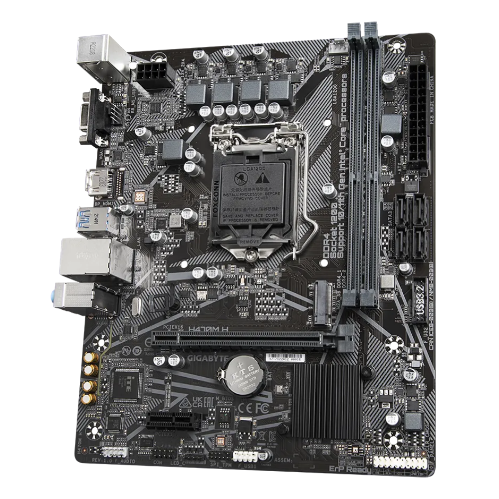 Материнська плата Gigabyte H470M H Micro-ATX (12430225)