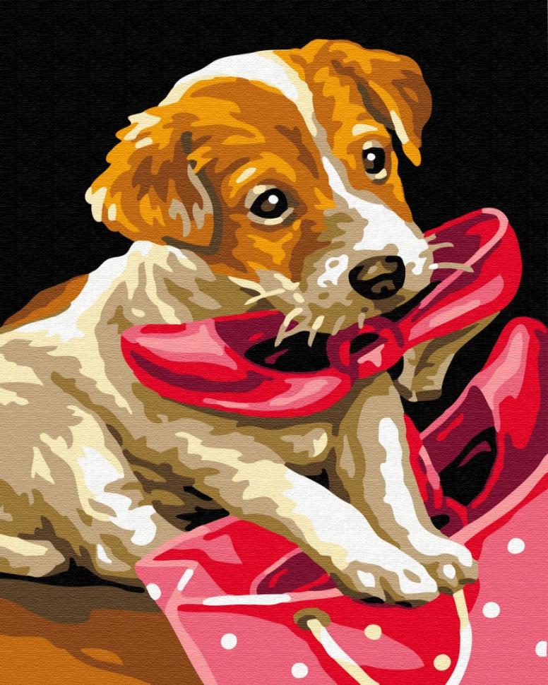 Картина по номерам Brushme Любимый шкодник (GX31148) Картина по номерам Brushme Любимый шкодник (GX31148)