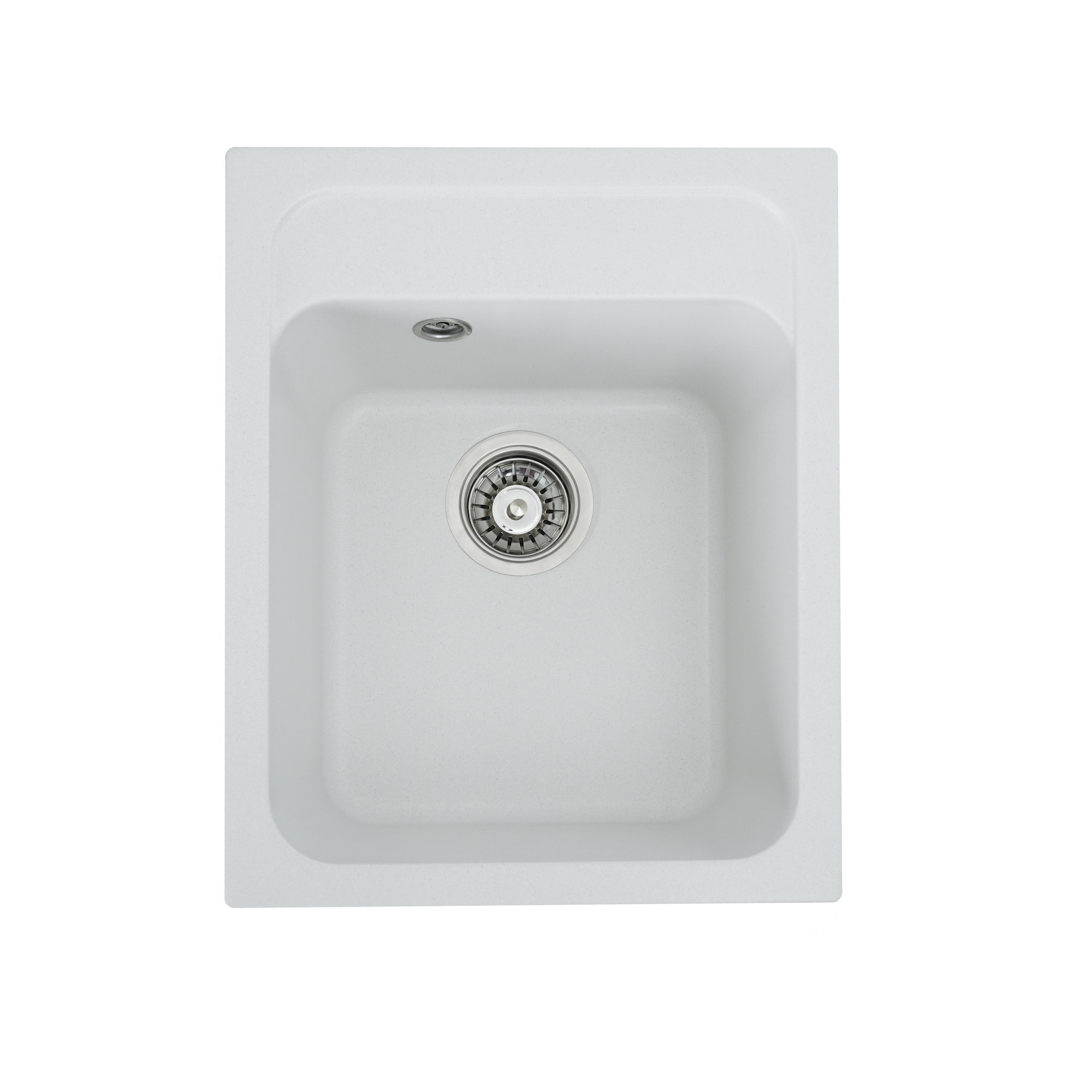 Мойка для кухни Platinum 4050 Ruby гранит глянец Белоснежный Мойка для кухни Platinum 4050 Ruby гранит глянец Белоснежный