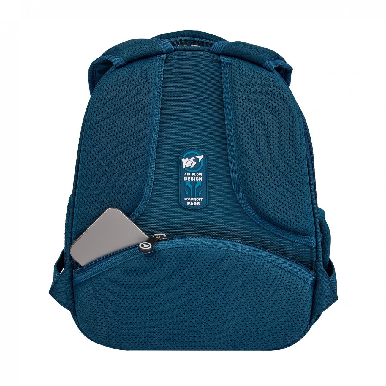 Рюкзак школьный каркасный с ортопедической спинкой YES H-100 Football Game (000995062) - фото 14 Рюкзак школьный каркасный с ортопедической спинкой YES H-100 Football Game (000995062) - фото 14