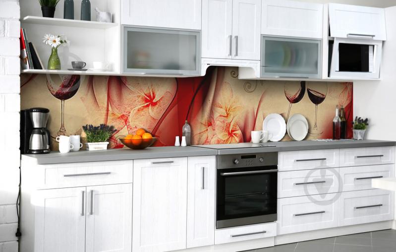 Скинали на кухню Zatarga «Гаряча ніч» 650х2500 мм вінілова 3Д наклейка кухонний фартух самоклеюча Скинали на кухню Zatarga «Гаряча ніч» 650х2500 мм вінілова 3Д наклейка кухонний фартух самоклеюча