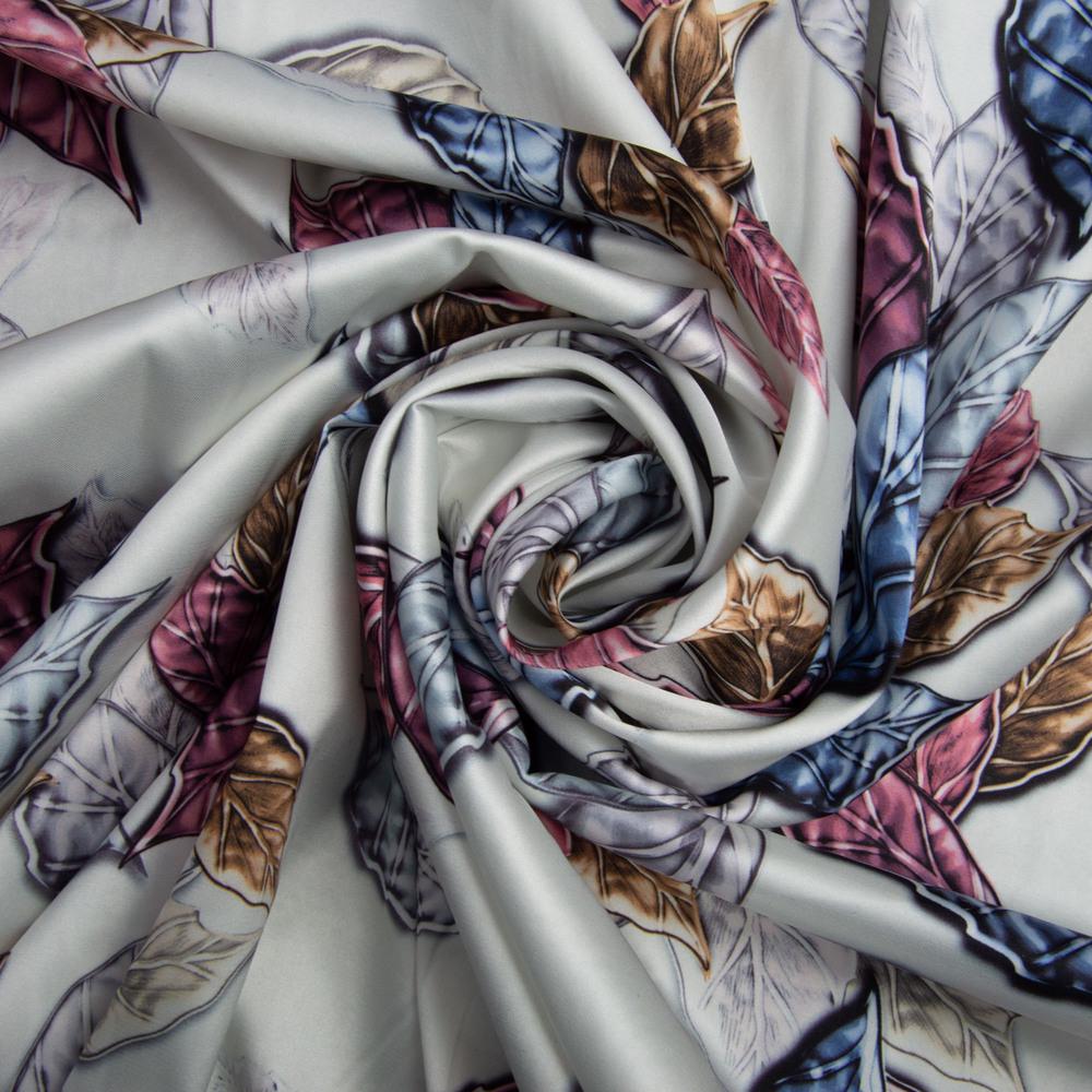 Ткань платевая атлас шелк Фрез (20894)