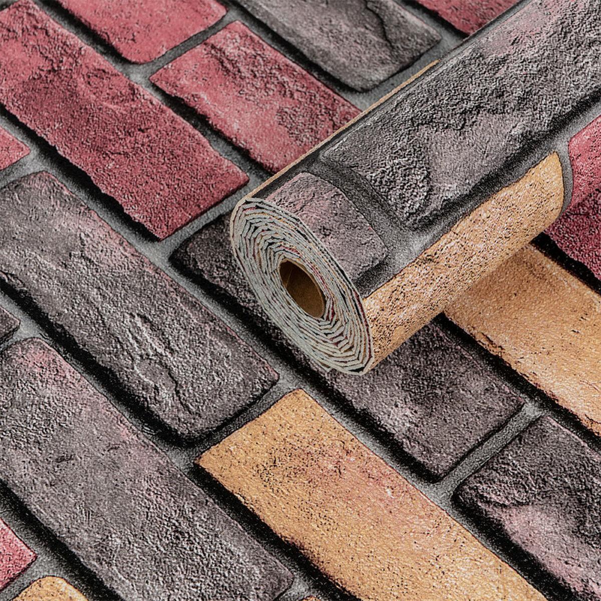 Обои самоклеящиеся катериновлавский кирпич 2800х500х2мм Красный SW-00001944