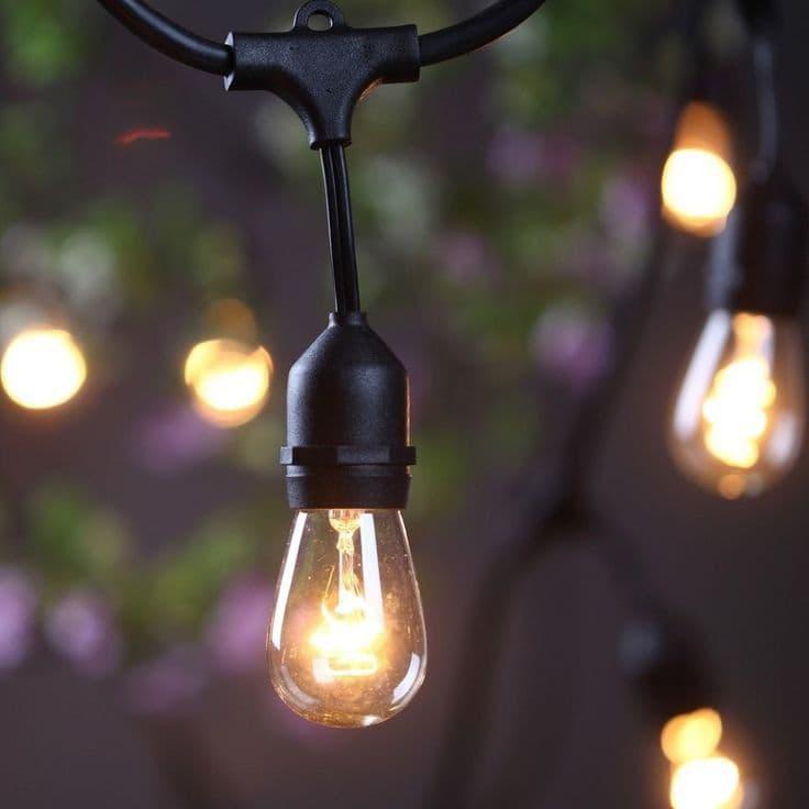 Гирлянда для улицы BELT LIGHT Лофт 10 LED ламп Е27 5 м IP 65