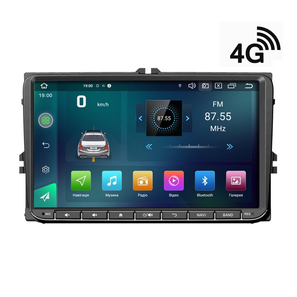 Автомагнітола штатна VW ANDROID 9" DSP 4G (102-955)