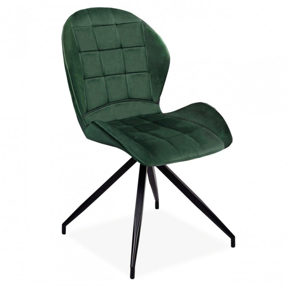 Стул Signal HALS II VELVET BL.78 Черный каркас/Зеленый Стул Signal HALS II VELVET BL.78 Черный каркас/Зеленый