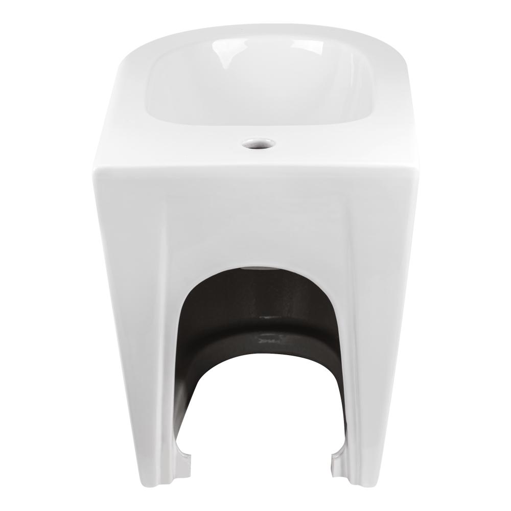 Биде напольное Qtap Stork 560х360х410 мм White (QT15443378W) - фото 4