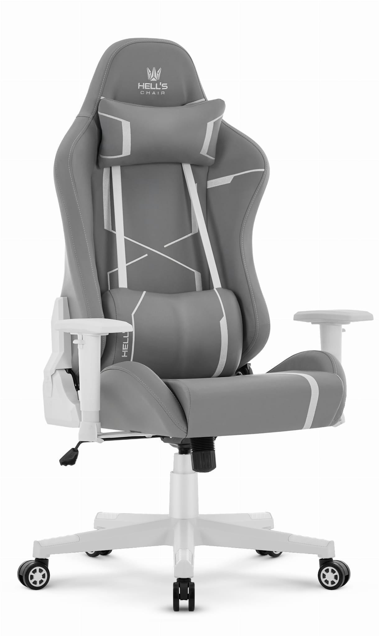 Геймерское кресло Hell's HC-2001 экокожа Grey (32542631) Геймерское кресло Hell's HC-2001 экокожа Grey (32542631)